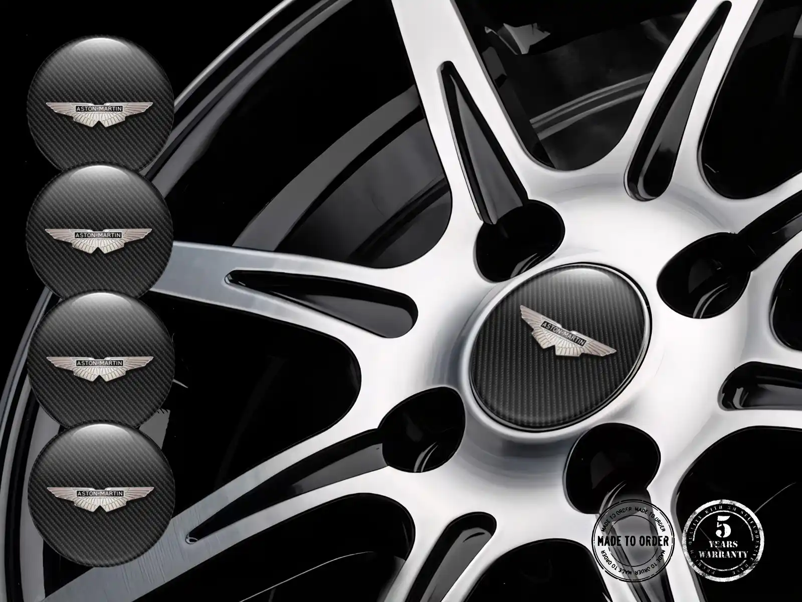 Aston Martin Adesivi Cupola Edizione Decalcomania Cerchio Custom